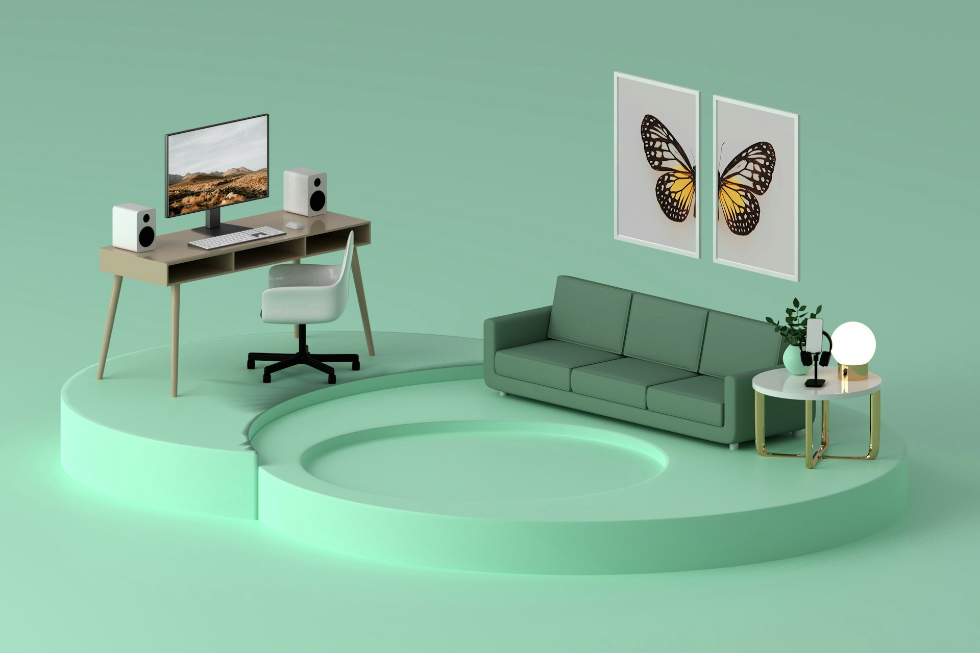 modular furniture in studio apartment transforming space usage